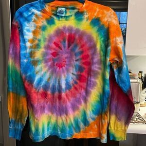 Long Sleeve Tie Dyed T-Shirt​